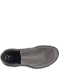ALIGN Men's Elliott Water Resistant Leather Slip On Sneakers
