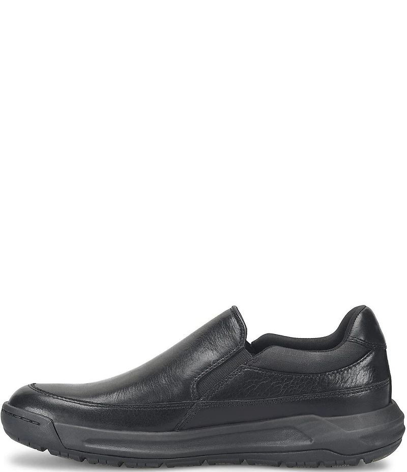 ALIGN Men's Elliott Water Resistant Leather Slip On Sneakers