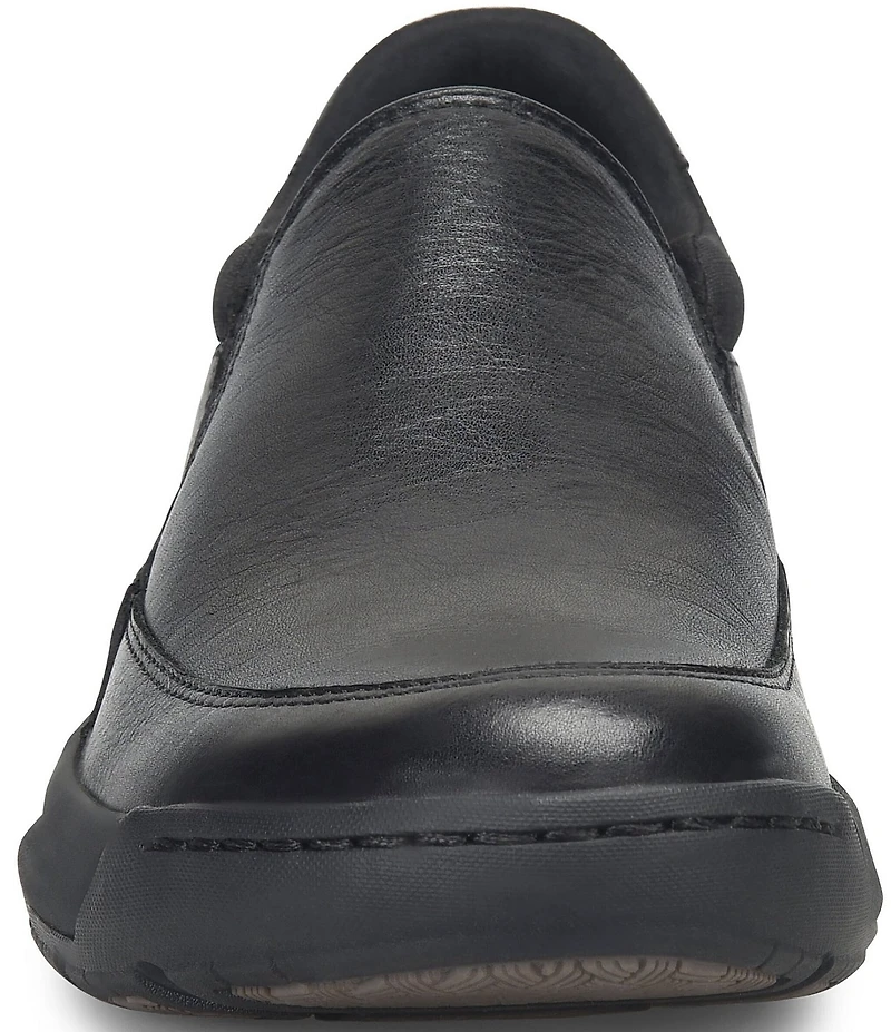 ALIGN Men's Elliott Water Resistant Leather Slip On Sneakers