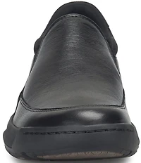 ALIGN Men's Elliott Water Resistant Leather Slip On Sneakers