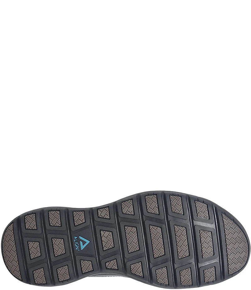 ALIGN Men's Elliott Water Resistant Leather Slip On Sneakers