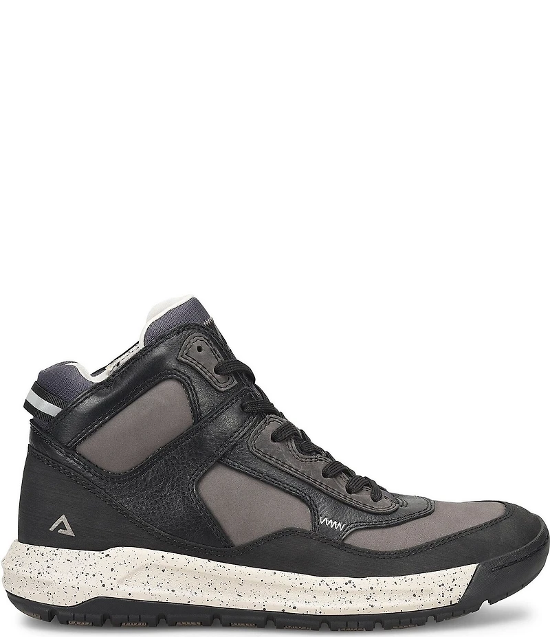 ALIGN Men's Enzo Water Resistant Leather and Suede High Top Sneakers