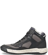 ALIGN Men's Enzo Water Resistant Leather and Suede High Top Sneakers