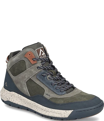 ALIGN Men's Enzo Water Resistant Suede High Top Sneakers