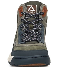 ALIGN Men's Enzo Water Resistant Suede High Top Sneakers