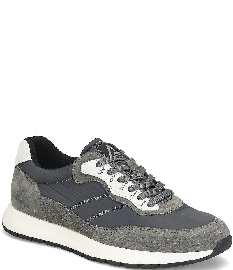 ALIGN Men's Hasting Italian Oiled Cow Suede Sneakers