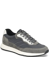 ALIGN Men's Hasting Italian Oiled Cow Suede Sneakers
