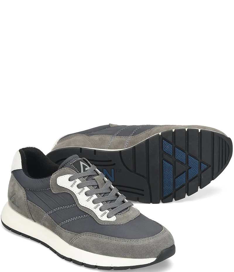 ALIGN Men's Hasting Italian Oiled Cow Suede Sneakers