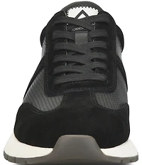 ALIGN Men's Hudson Perforated Leather Suede Sneakers