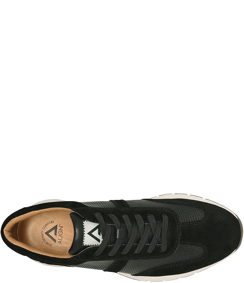 ALIGN Men's Hudson Perforated Leather Suede Sneakers