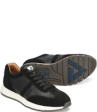 ALIGN Men's Hudson Perforated Leather Suede Sneakers