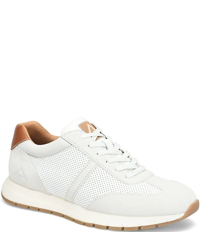 ALIGN Men's Hudson Perforated Leather Suede Sneakers