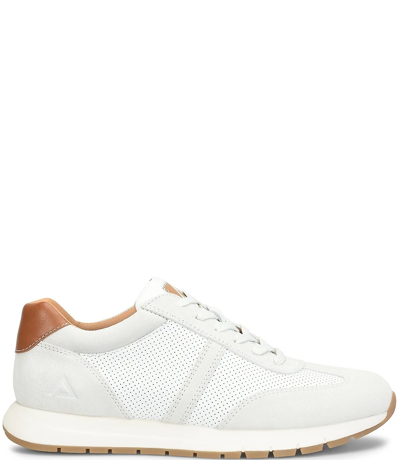 ALIGN Men's Hudson Perforated Leather Suede Sneakers