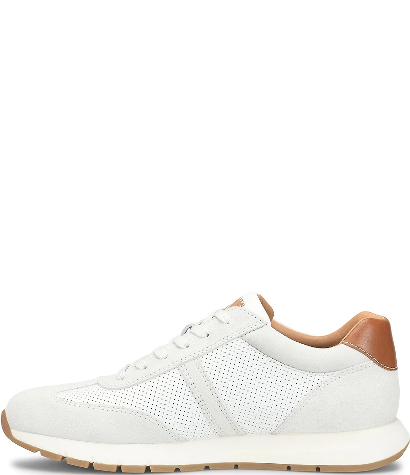 ALIGN Men's Hudson Perforated Leather Suede Sneakers