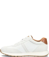 ALIGN Men's Hudson Perforated Leather Suede Sneakers