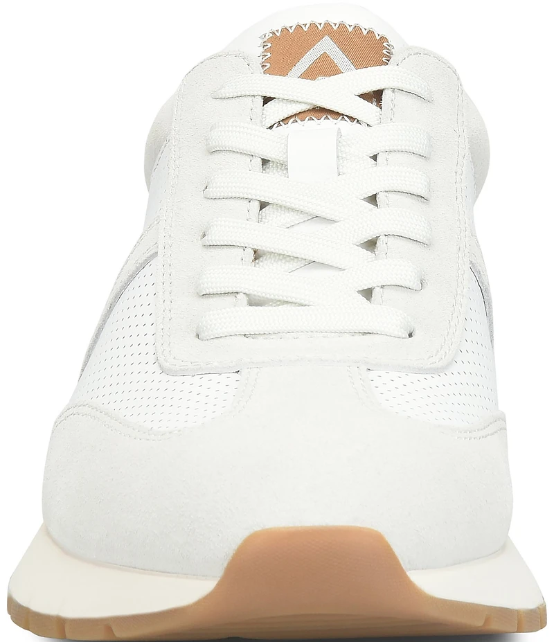 ALIGN Men's Hudson Perforated Leather Suede Sneakers