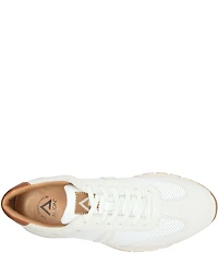ALIGN Men's Hudson Perforated Leather Suede Sneakers