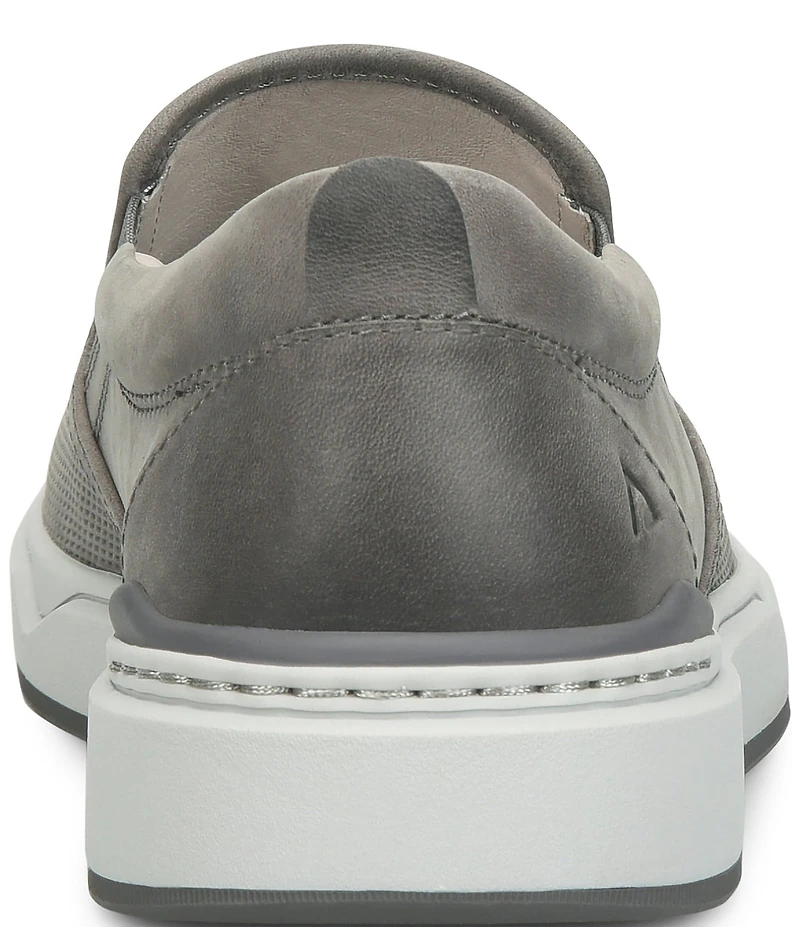 ALIGN Men's Jacob Oily Distressed Leather Slip-On Sneakers