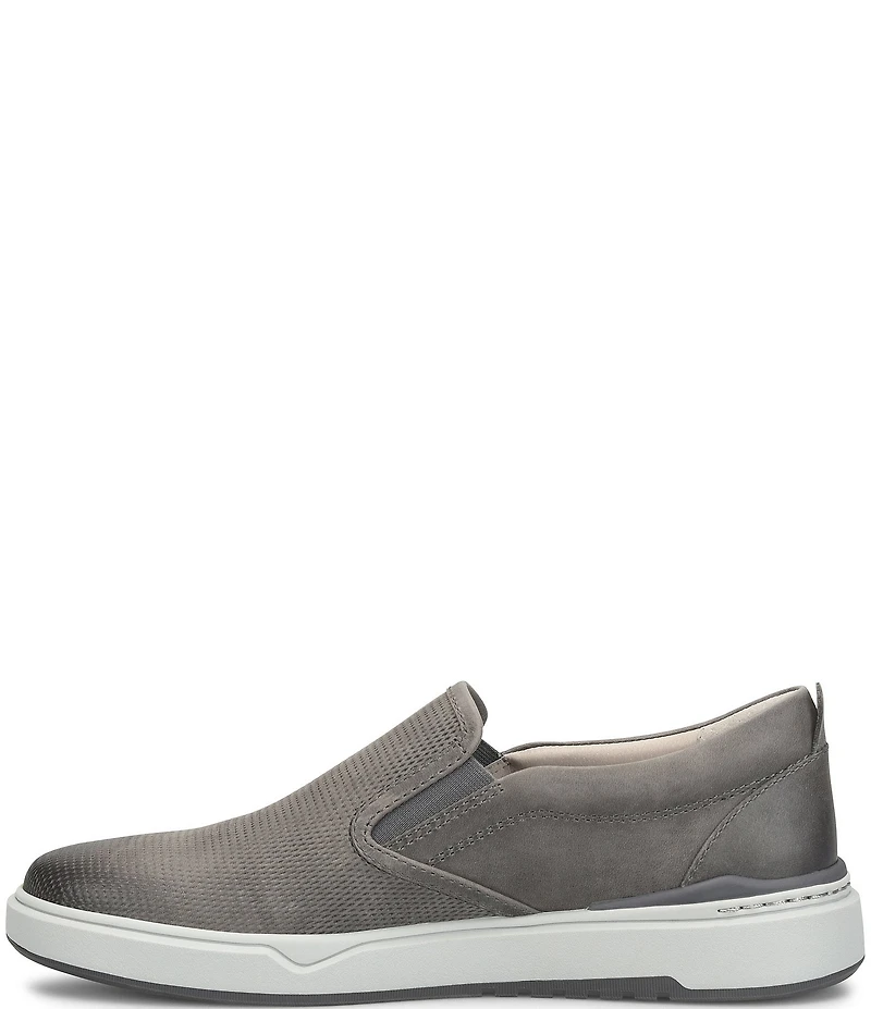 ALIGN Men's Jacob Oily Distressed Leather Slip-On Sneakers