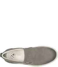 ALIGN Men's Jacob Oily Distressed Leather Slip-On Sneakers