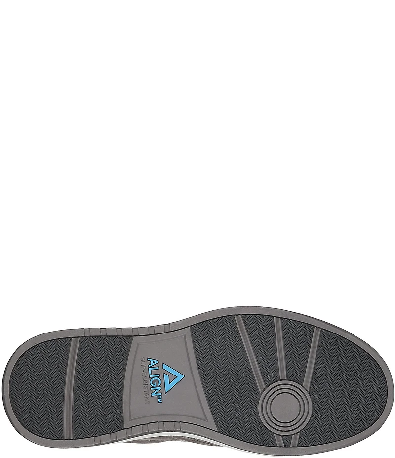 ALIGN Men's Jacob Oily Distressed Leather Slip-On Sneakers