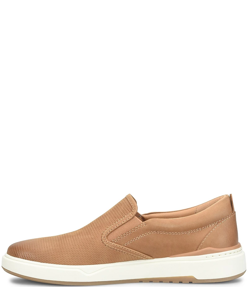 ALIGN Men's Jacob Oily Distressed Leather Slip-On Sneakers