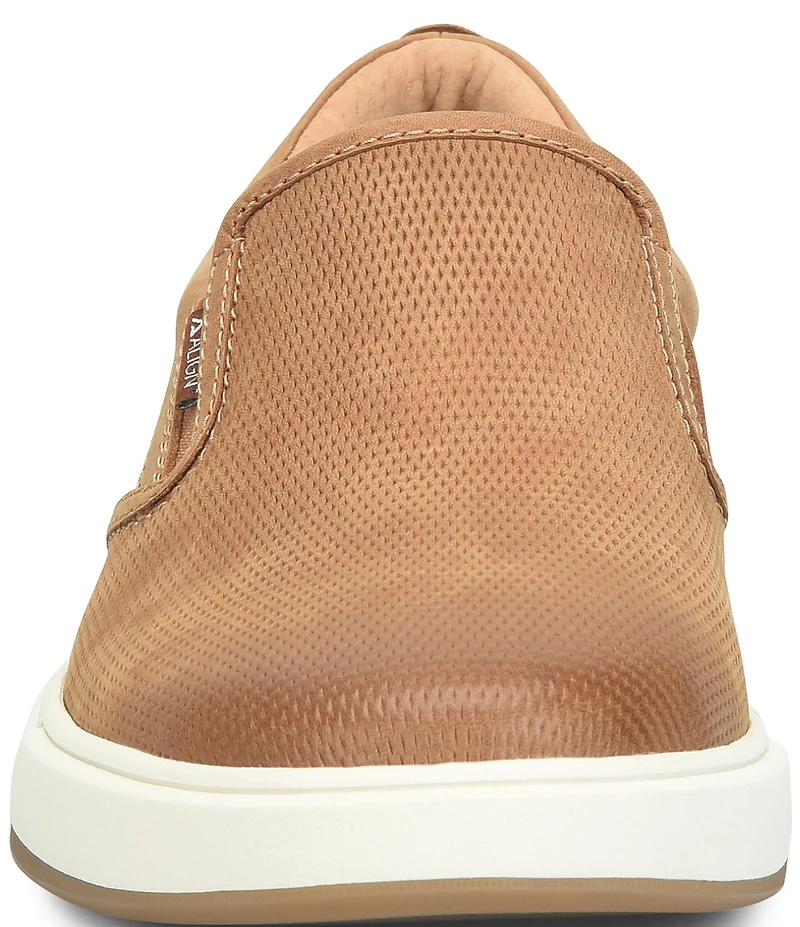 ALIGN Men's Jacob Oily Distressed Leather Slip-On Sneakers