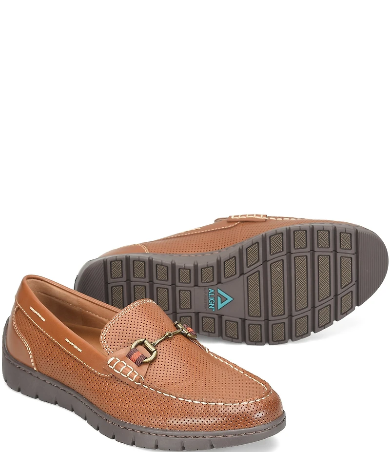 ALIGN Men's Monza Perforated Calf Leather Loafer Drivers