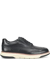 ALIGN Men's Sterling Leather Hybrid Brogue Detail Wingtip Oxfords