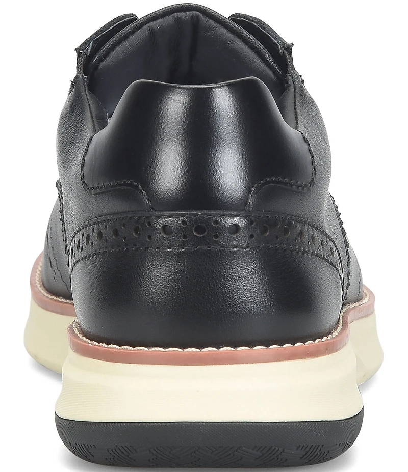 ALIGN Men's Sterling Leather Hybrid Brogue Detail Wingtip Oxfords