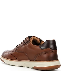 ALIGN Men's Sterling Leather Hybrid Brogue Detail Wingtip Oxfords