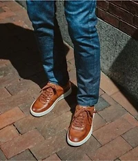 ALIGN Men's Venton Perforated Leather Sneakers