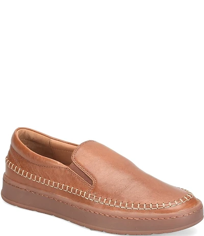 ALIGN Men's Ventura Seamed Leather Slip On Sneakers