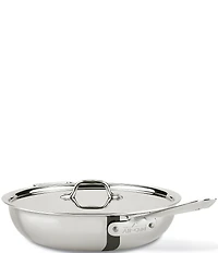 All-Clad D3 Stainless 3-Ply Bonded Weeknight Pan With Lid, 4 Qt.