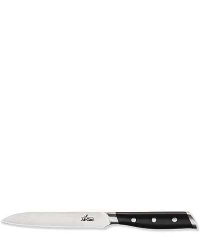 All-Clad Forged 5#double; Serrated Utility Knife