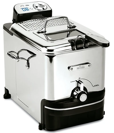 All-Clad Pro Stainless Steel Deep Fryer with Digital Timer and Adjustable Temperature