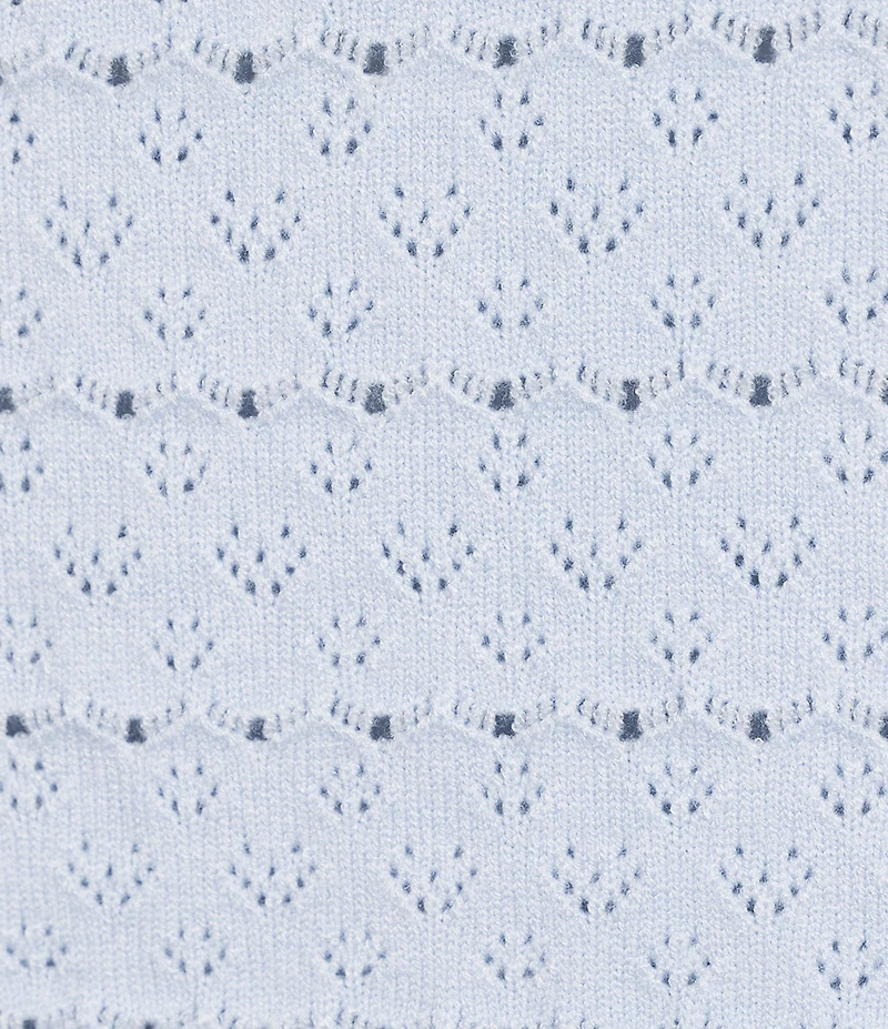 All in Favor Button Down Pointelle Cardigan