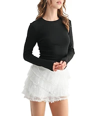 All In Favor Knit Long Sleeve Top