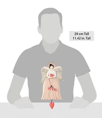 Allen Designs Angel Love Wall Clock
