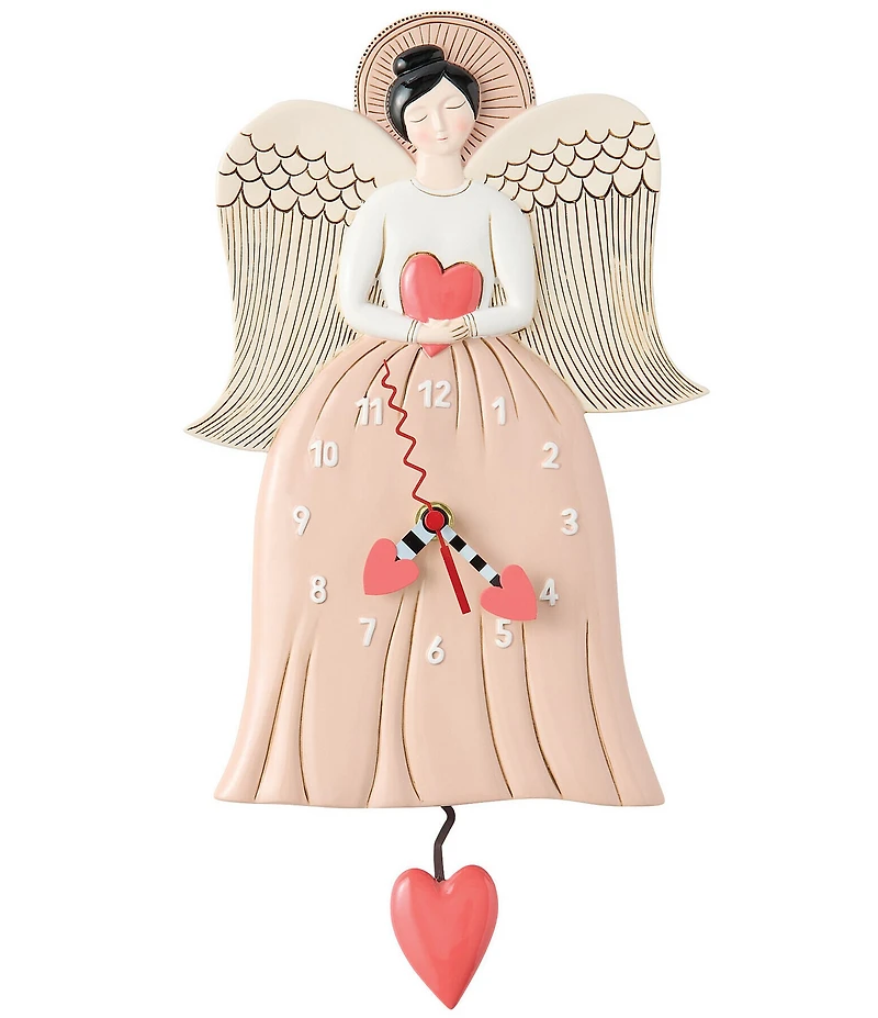 Allen Designs Angel Love Wall Clock