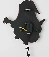 Allen Designs by Enesco Barkoustic Dog Playing the Guitar Battery-Operated Sculpted Pendulum Wall Clock