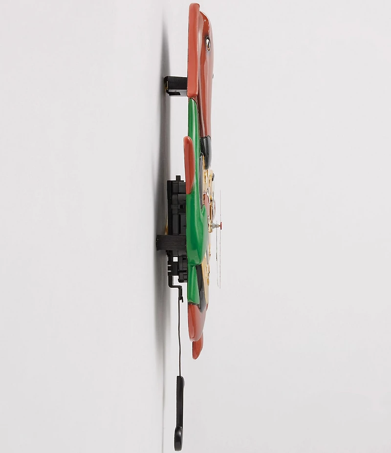 Allen Designs by Enesco Barkoustic Dog Playing the Guitar Battery-Operated Sculpted Pendulum Wall Clock