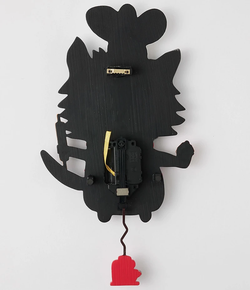 Allen Designs by Enesco Cat Wearing Chef Hat Sugar Paws Battery-Operated Sculpted Pendulum Wall Clock