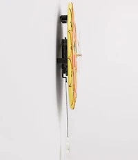 Allen Designs by Enesco Collection Blooming Bright Smiling Sun Battery-Operated Sculpted Pendulum Wall Clock