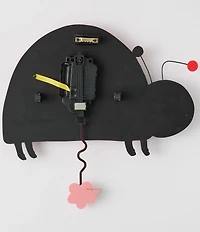 Allen Designs by Enesco Dotty the Smiling Ladybug Battery-Operated Sculpted Pendulum Wall Clock