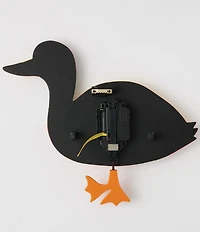 Allen Designs by Enesco Waddles the Duck Battery-Operated Sculpted Pendulum Wall Clock