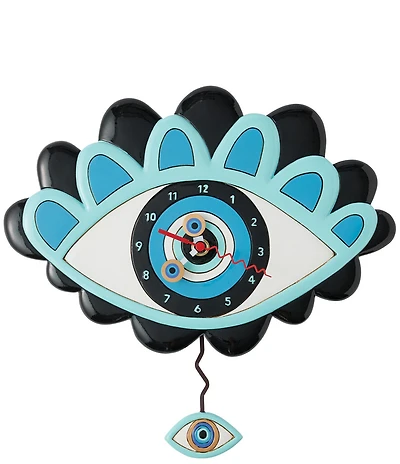 Allen Designs by Eneso Envy Of My Eye Battery-Operated Sculptured Pendulum Wall Clock