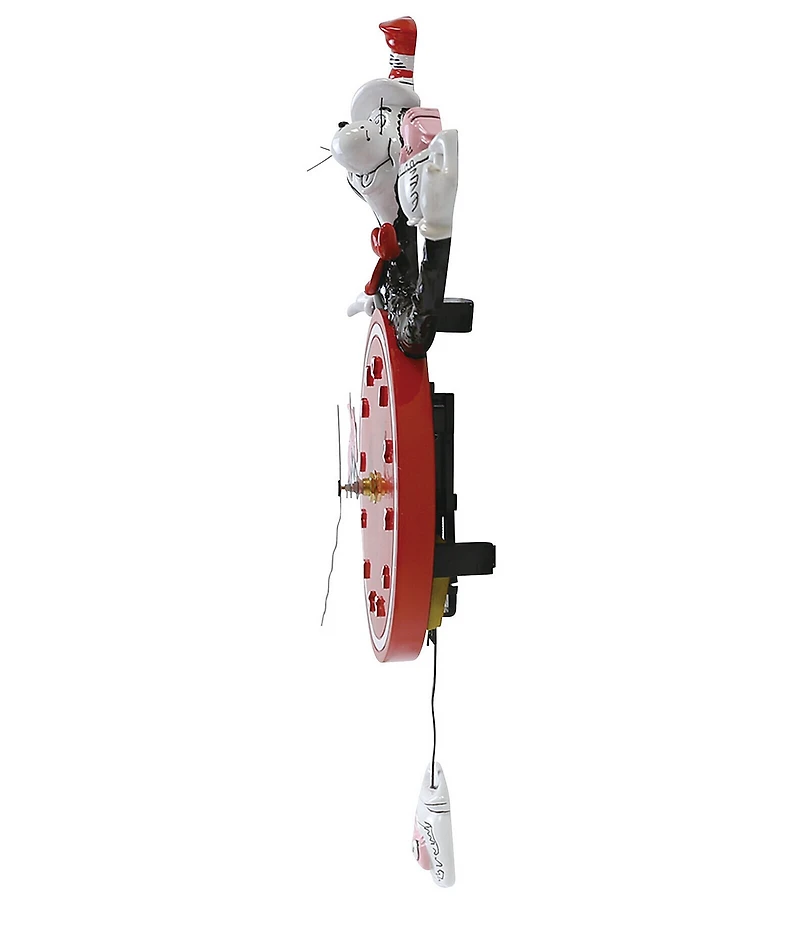 Allen Designs Cat In The Hat Wall Clock