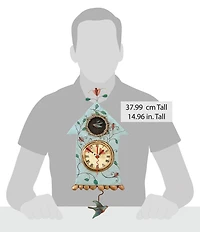 Allen Designs Enesco Allen Designs Fly Bird Pendulum Wall Clock