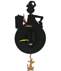 Allen Designs Grinch Santa Wall Clock
